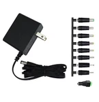 Trythink 5v Ac/dc Adapter Universal Portable Power Supply, 9 Connectors, Black. Fixed Price $15.00.