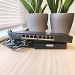Zyxel Gs1900-8hp Poe Power Over Ethernet Switch 54v Gigabit 1000 ***read Desc. Fixed Price $59.99.
