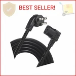 Kuncan Universal Computer Power Cord - 6ft / 1.8m Nema 5-15p Flat Plug To Iec 60. Fixed Price $12.71.