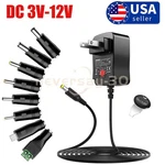 12w 3v-12v Universal Ac Adapter Power Supply Wall Charger Cord For Dc. Fixed Price $11.89.