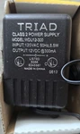 1 Pc Triad Magnetics Wdu12-300 Ac/dc 120vac 60hz 6.5 W Adapter 12vdc 300 Ma. Fixed Price $17.50.