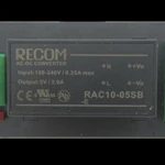 Recom Power Rac10-b Series Ac-dc Converter Pcb Mount Package 5v 2a Rac10-05sb. Fixed Price $34.52.